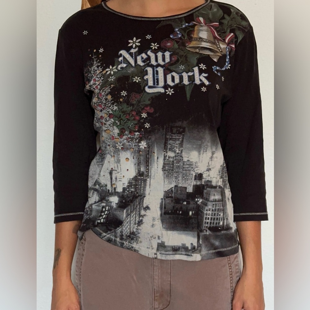 Essentials 3/4 New York Graphic Tee